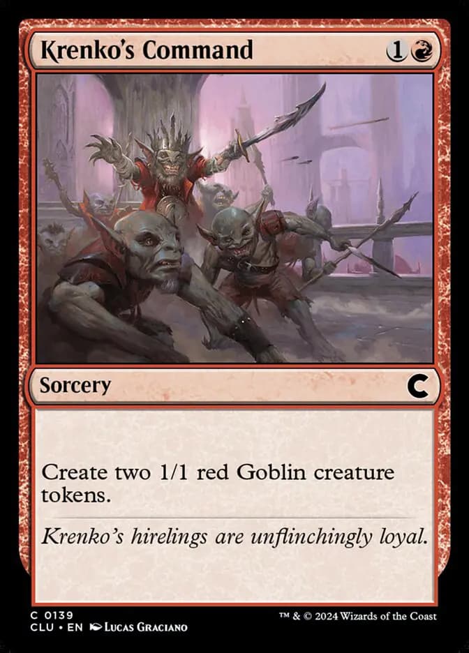 Card image of Krenko's Command