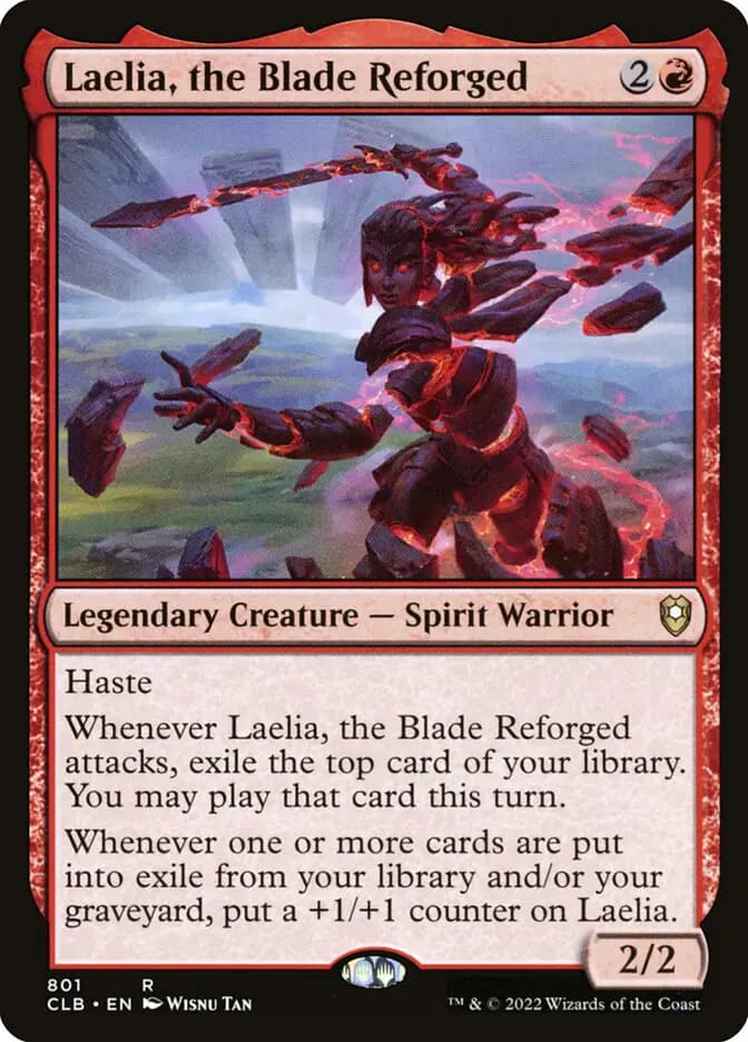 Card image of Laelia, the Blade Reforged