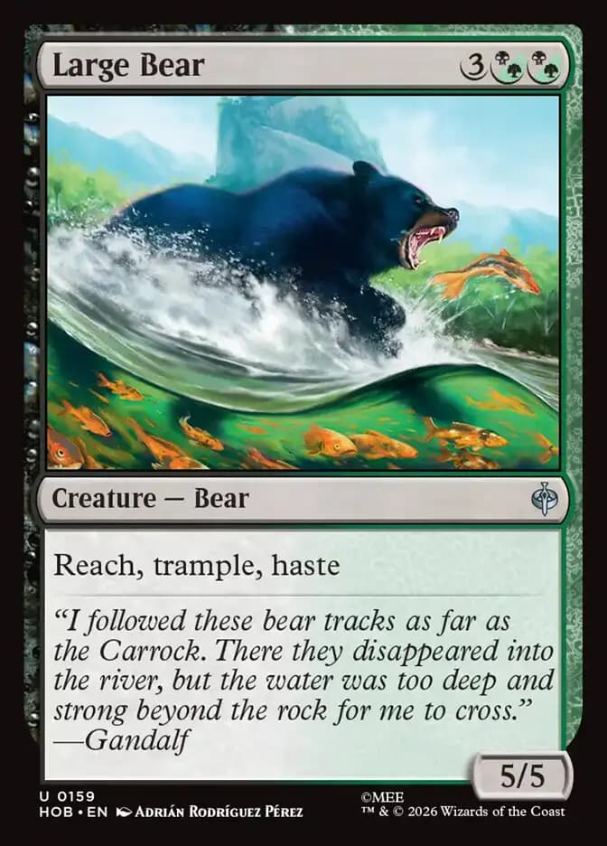 Card image of Large Bear