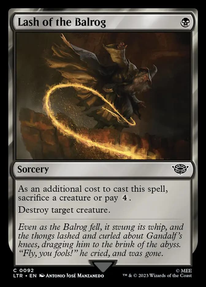 Card image of Lash of the Balrog