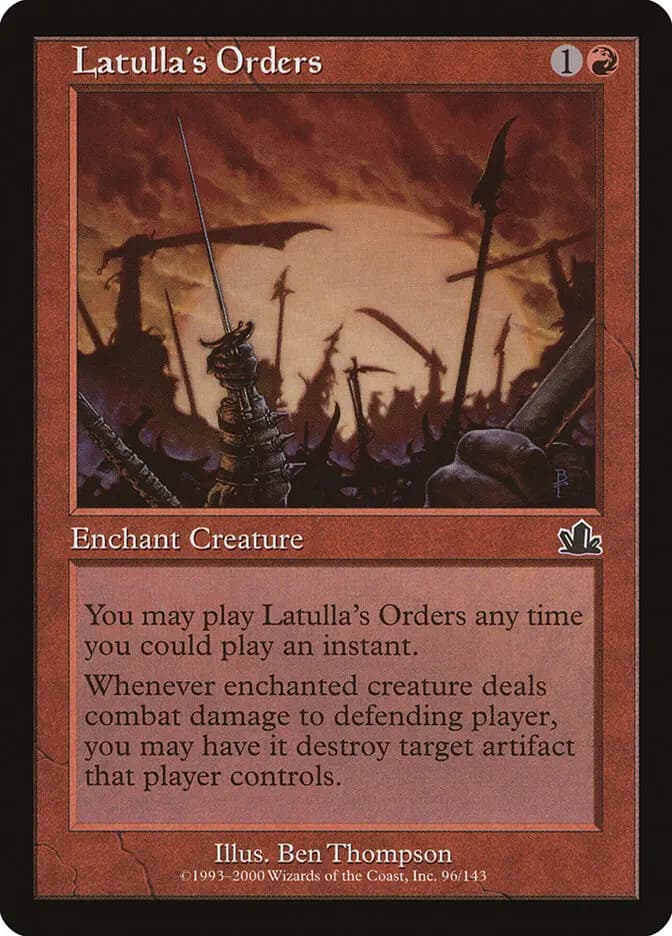 Card image of Latulla's Orders