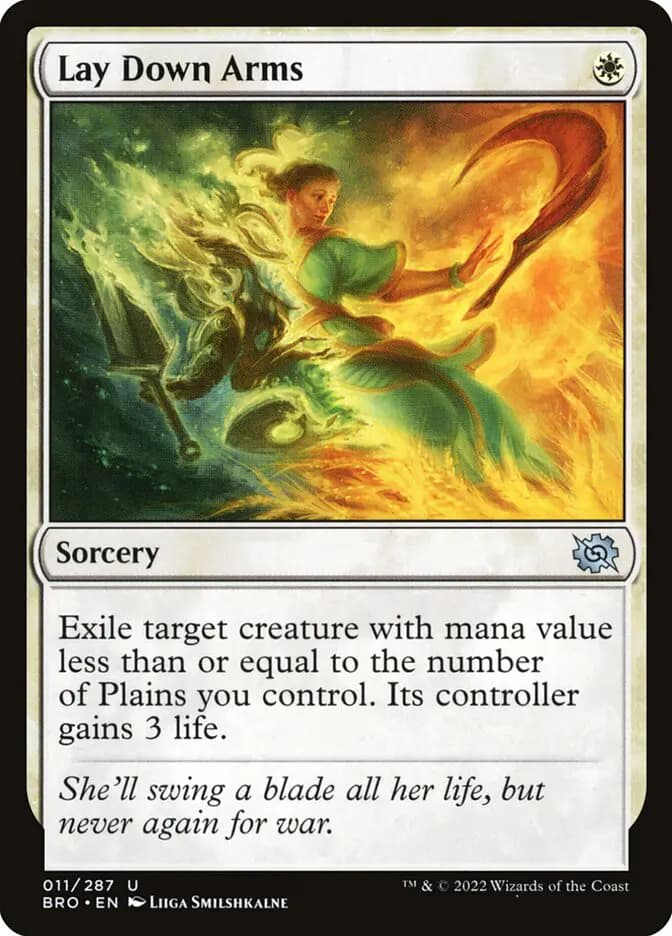 Card image of Lay Down Arms