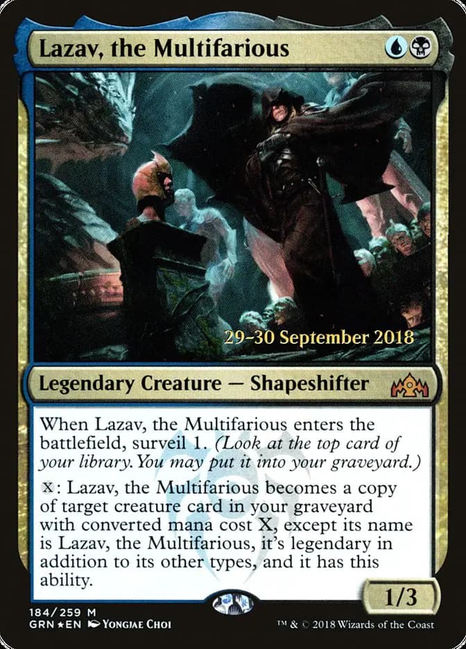 Card image of Lazav, the Multifarious