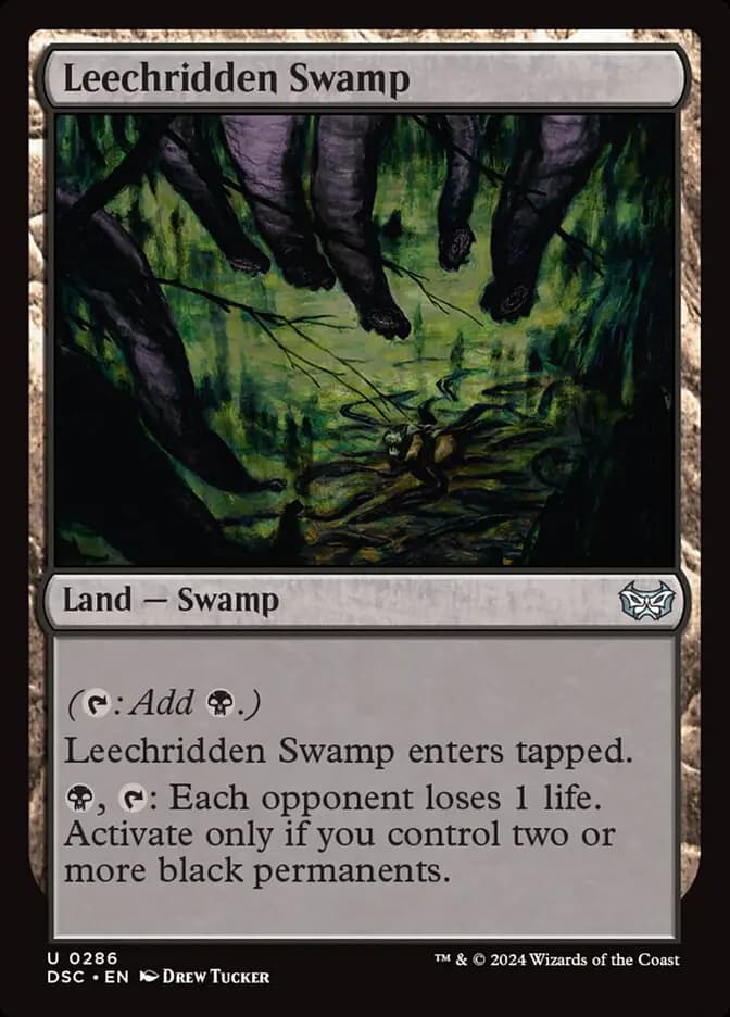 Card image of Leechridden Swamp