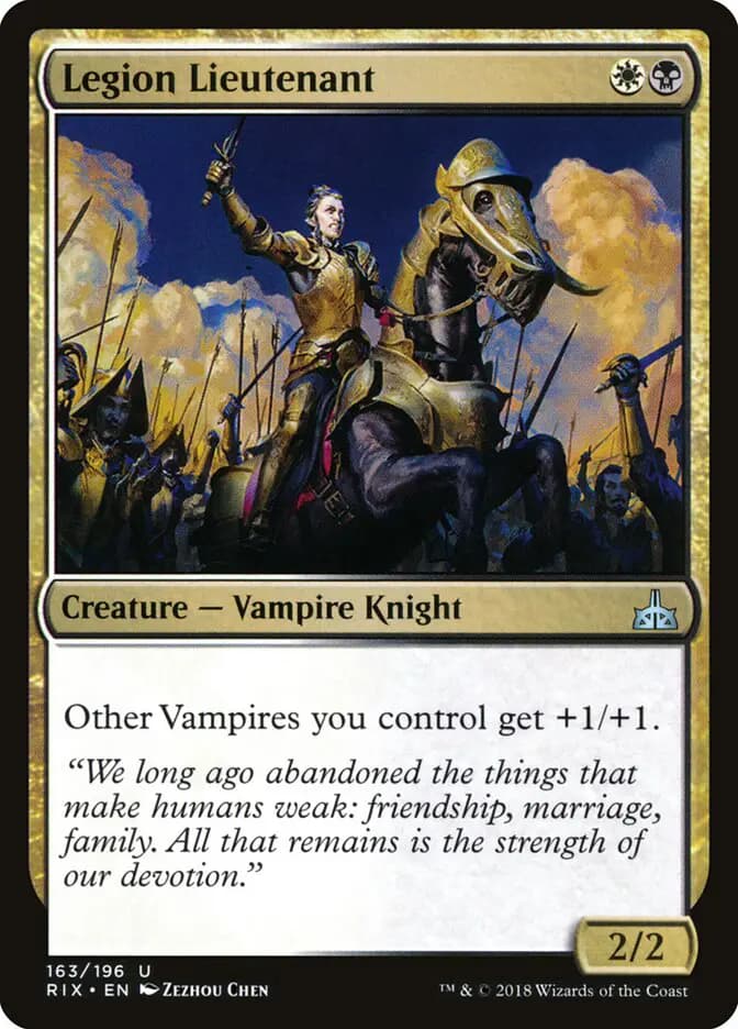 Card image of Legion Lieutenant
