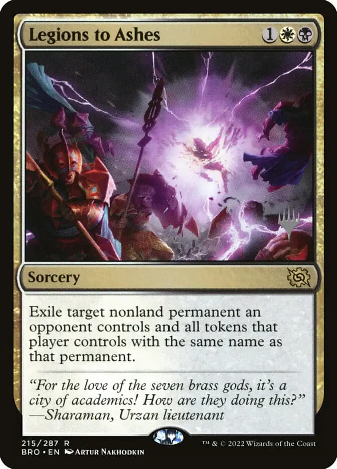 Card image of Legions to Ashes