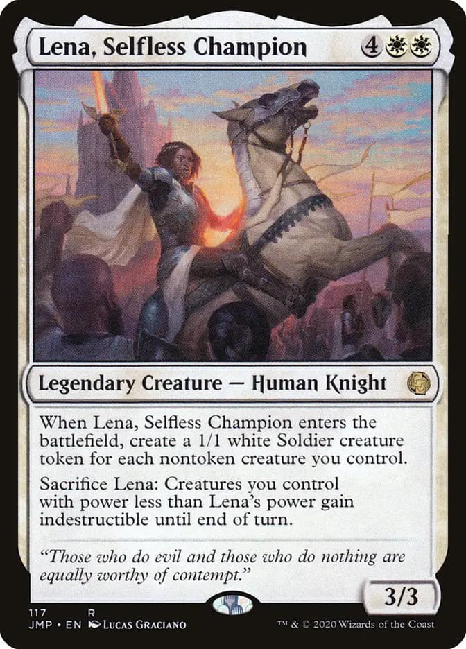 Card image of Lena, Selfless Champion
