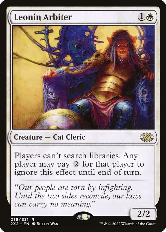 Card image of Leonin Arbiter