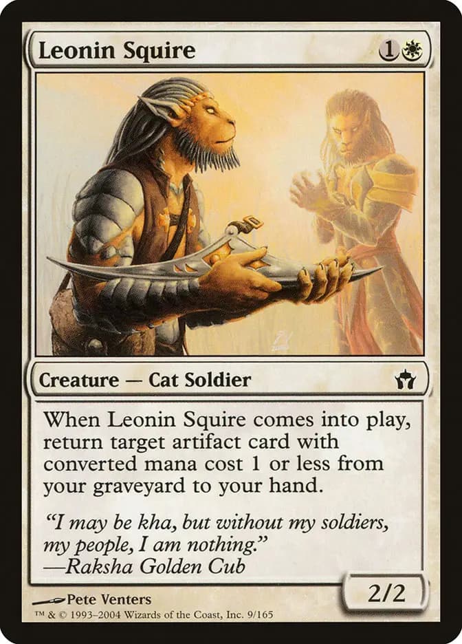 Card image of Leonin Squire