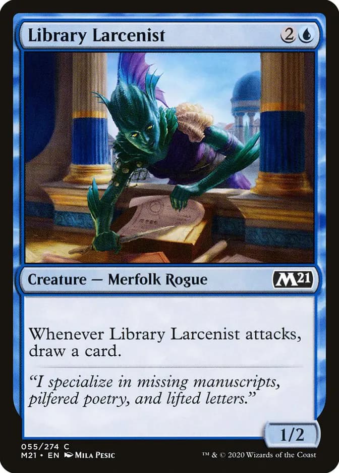 Card image of Library Larcenist