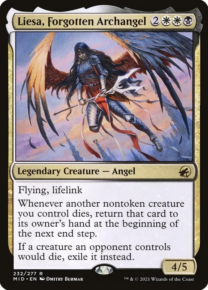 Card image of Liesa, Forgotten Archangel