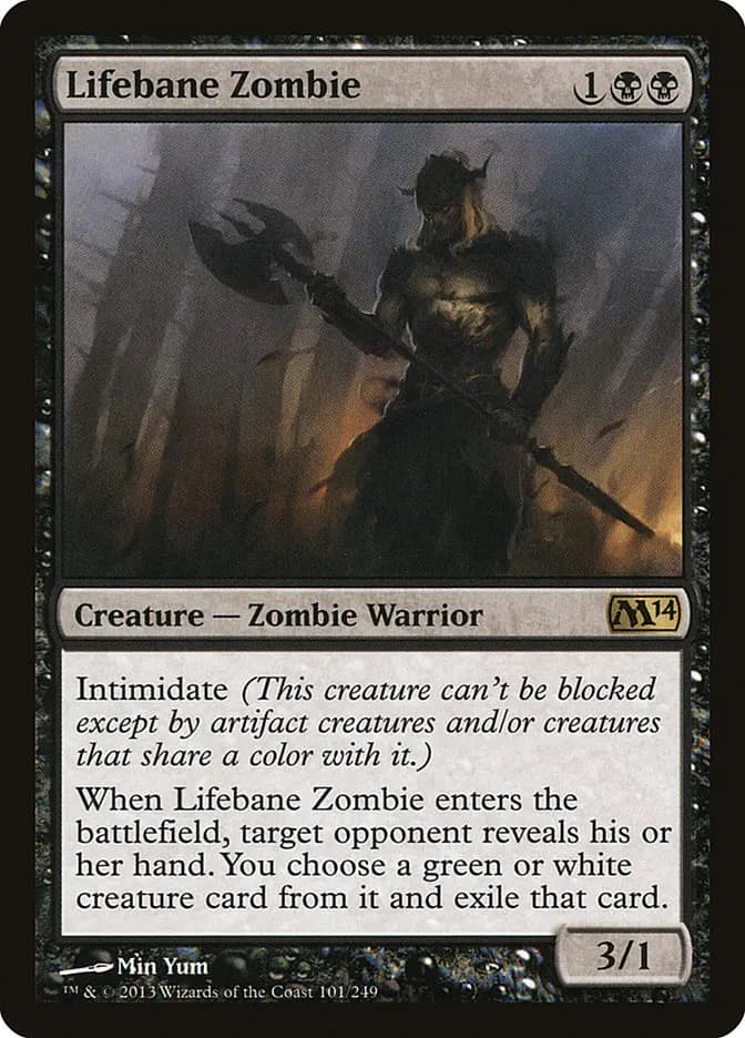 Card image of Lifebane Zombie