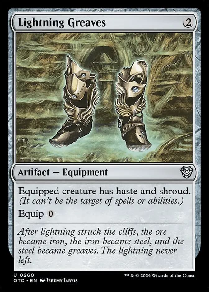 Card image of Lightning Greaves