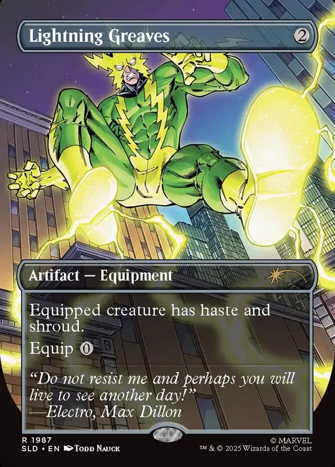 Card image of Lightning Greaves