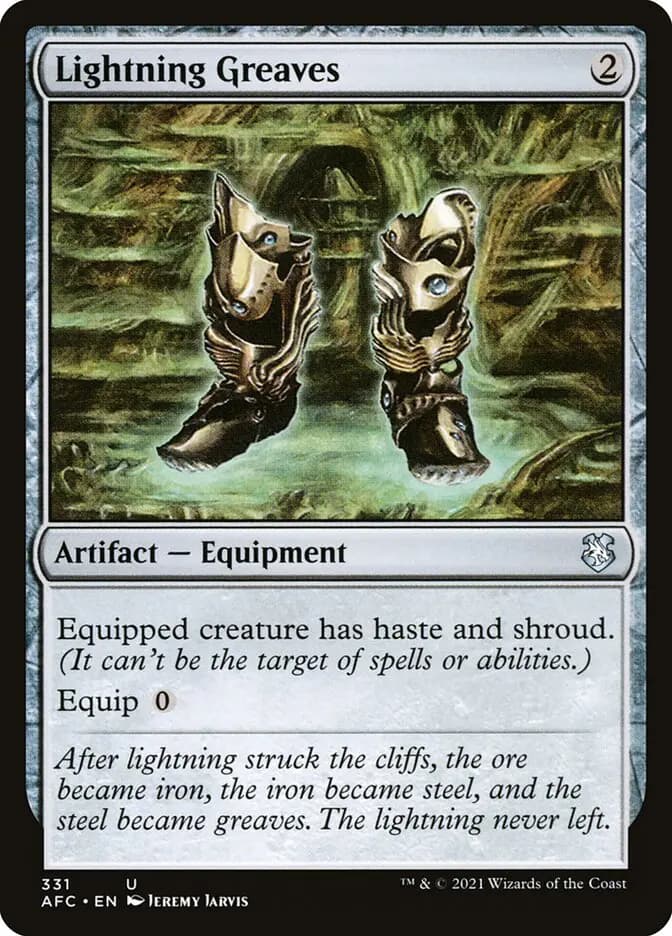 Card image of Lightning Greaves