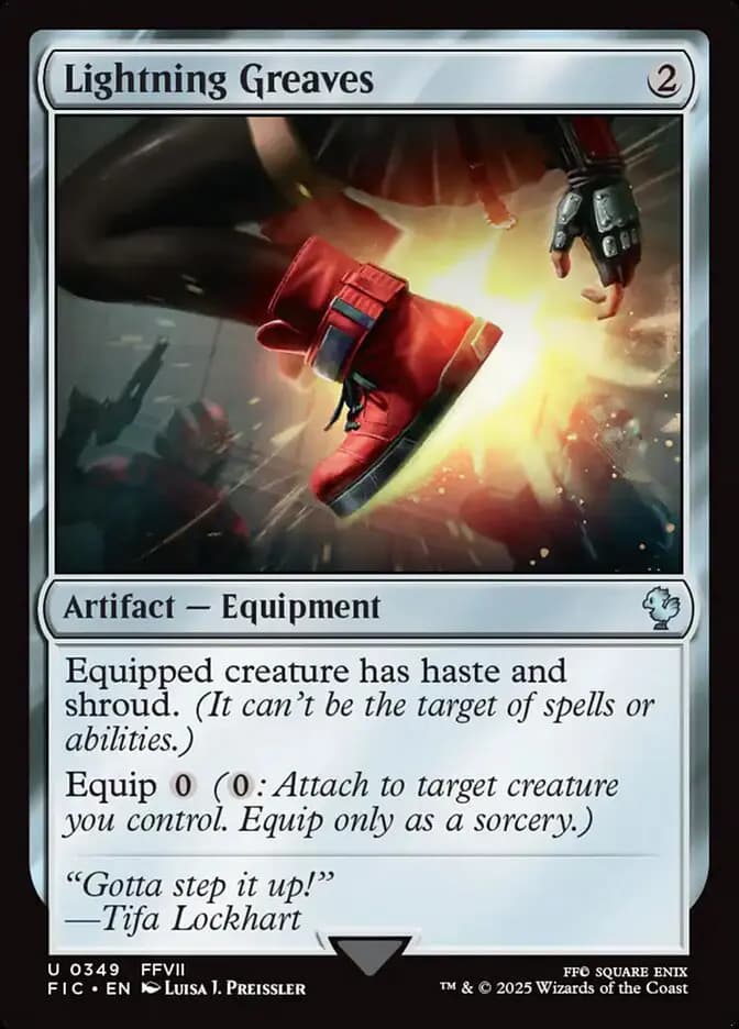 Card image of Lightning Greaves