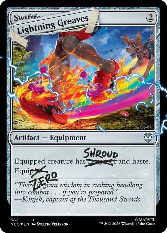 Card image of Lightning Greaves