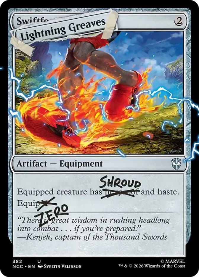 Card image of Lightning Greaves