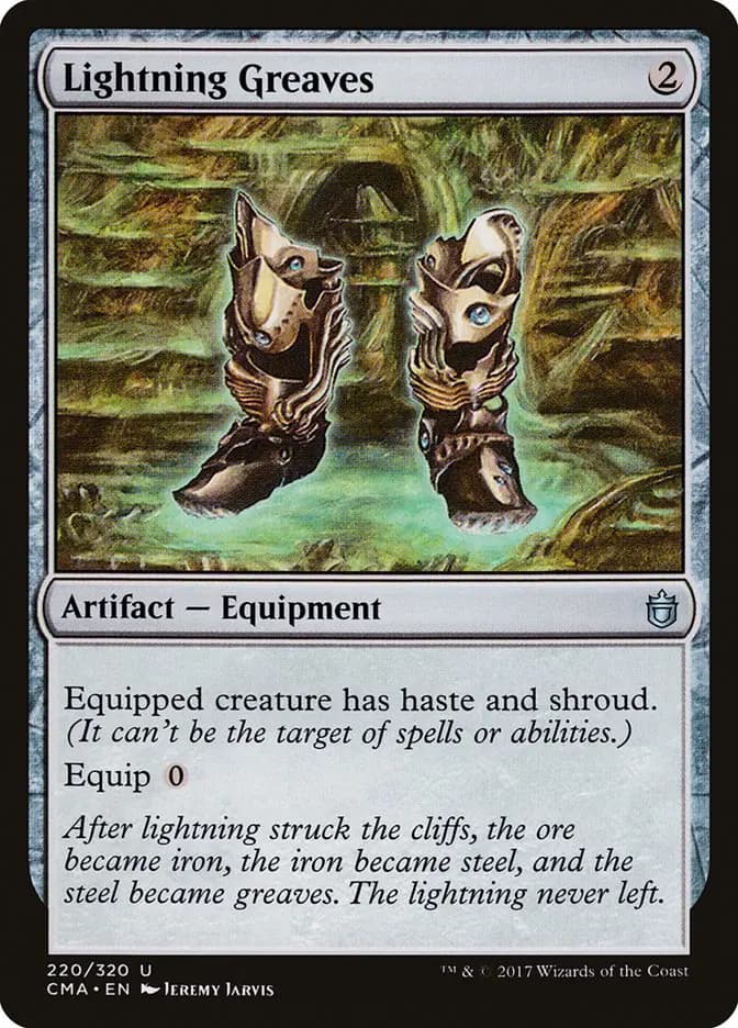 Card image of Lightning Greaves