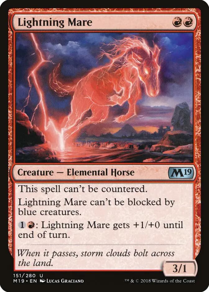 Card image of Lightning Mare