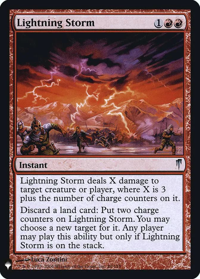 Card image of Lightning Storm
