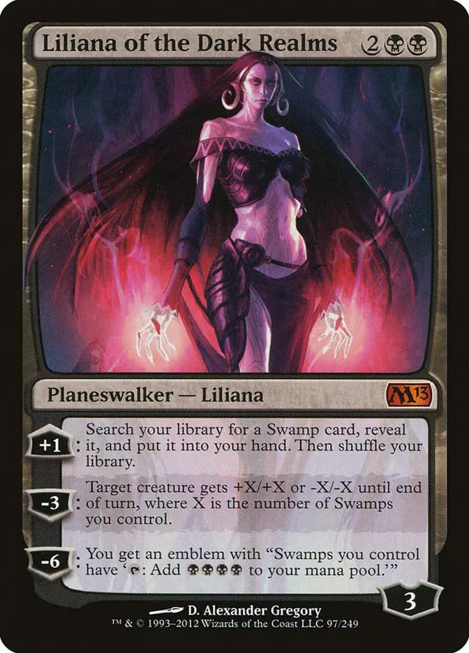 Card image of Liliana of the Dark Realms
