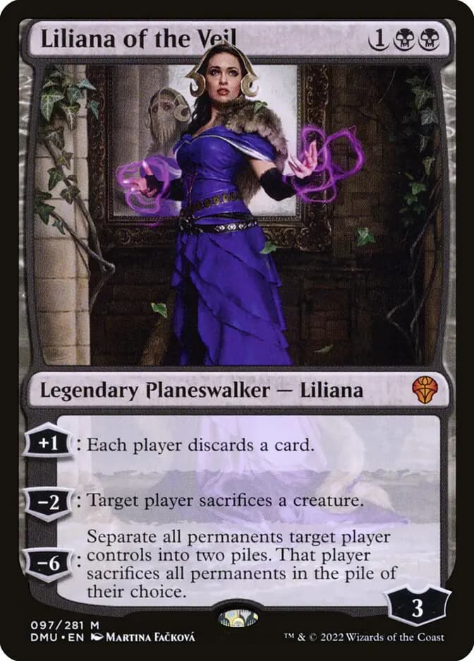 Card image of Liliana of the Veil