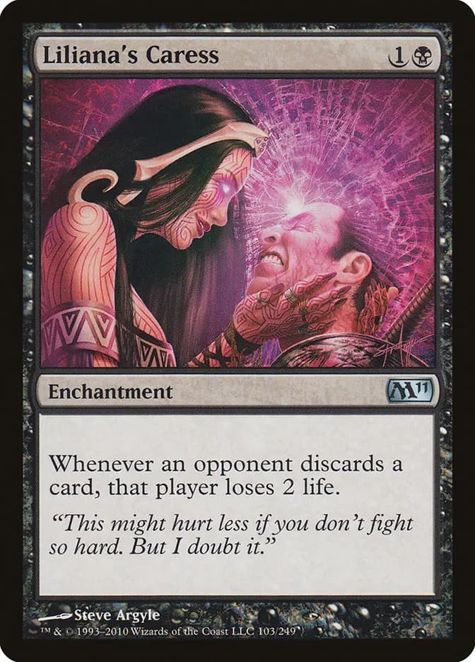 Card image of Liliana's Caress