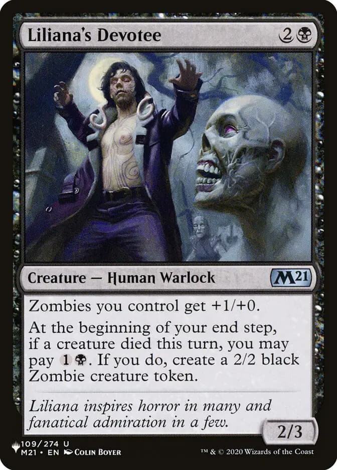 Card image of Liliana's Devotee