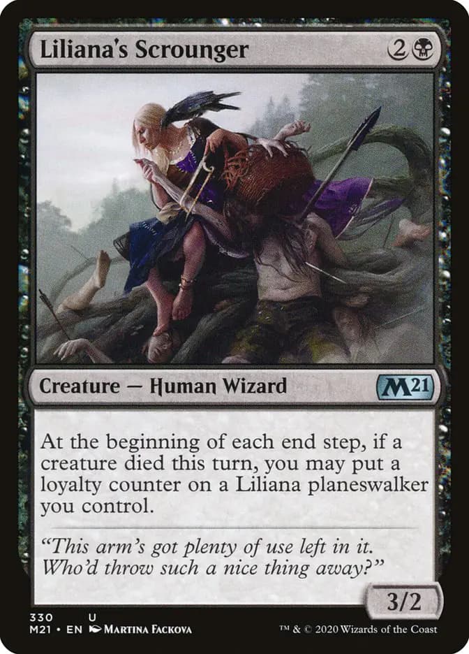 Card image of Liliana's Scrounger