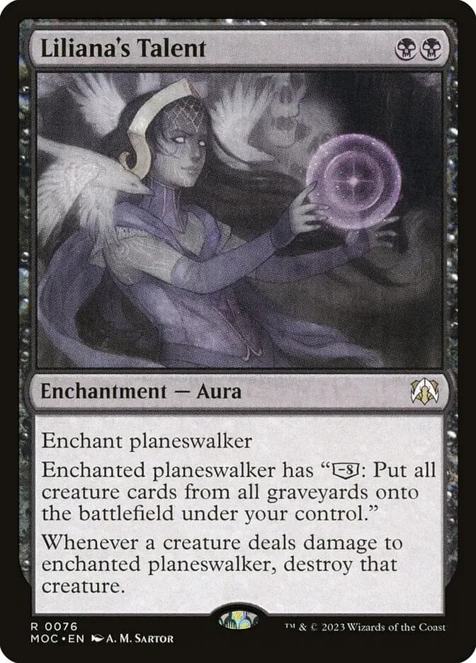 Card image of Liliana's Talent