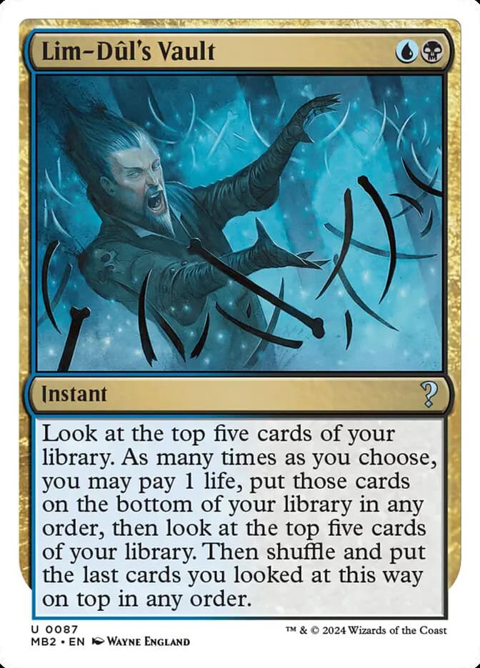 Card image of Lim-Dûl's Vault