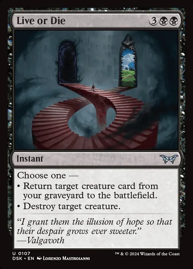 Card image of Live or Die