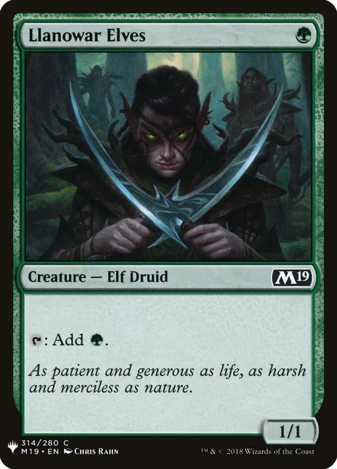 Card image of Llanowar Elves