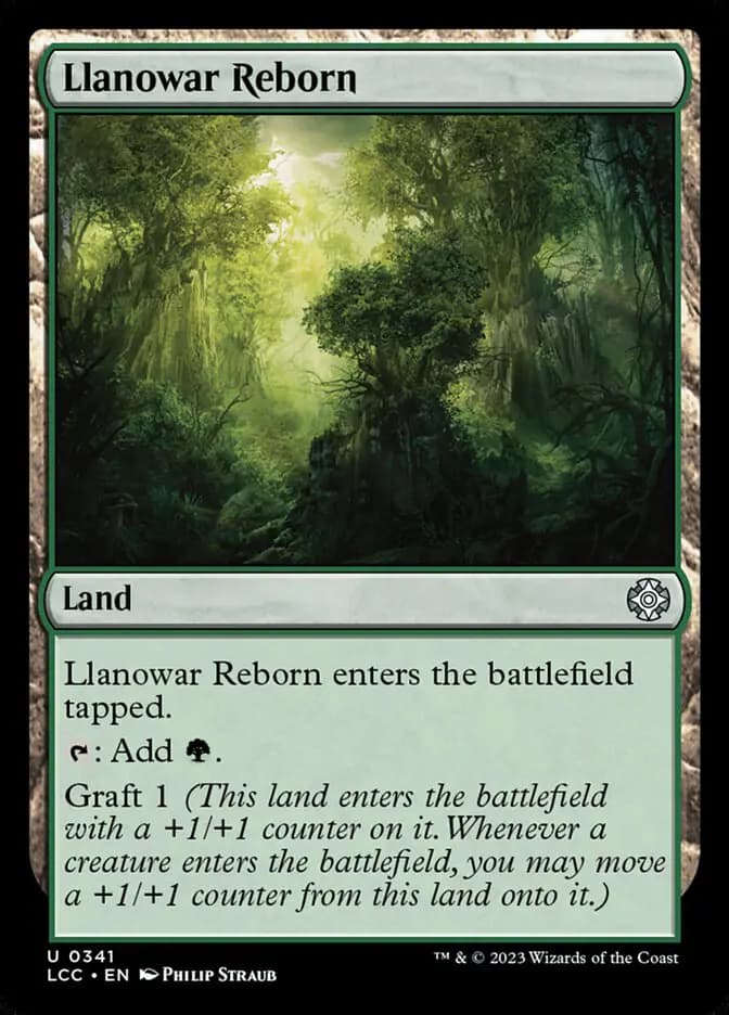 Card image of Llanowar Reborn