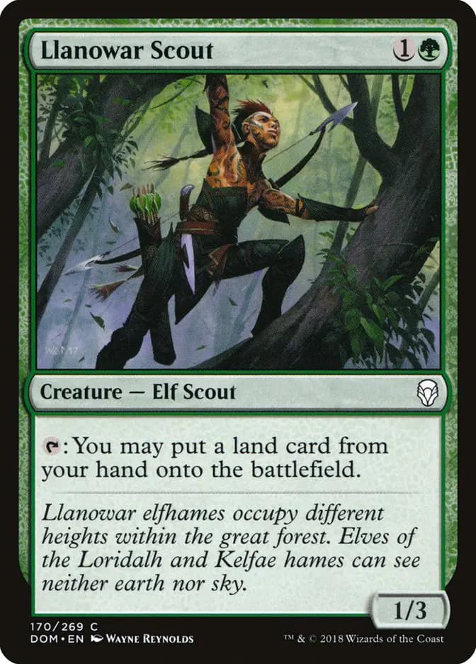 Card image of Llanowar Scout