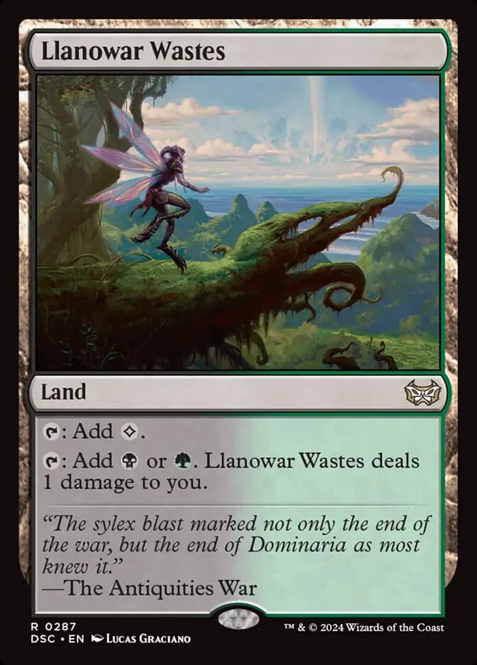 Card image of Llanowar Wastes