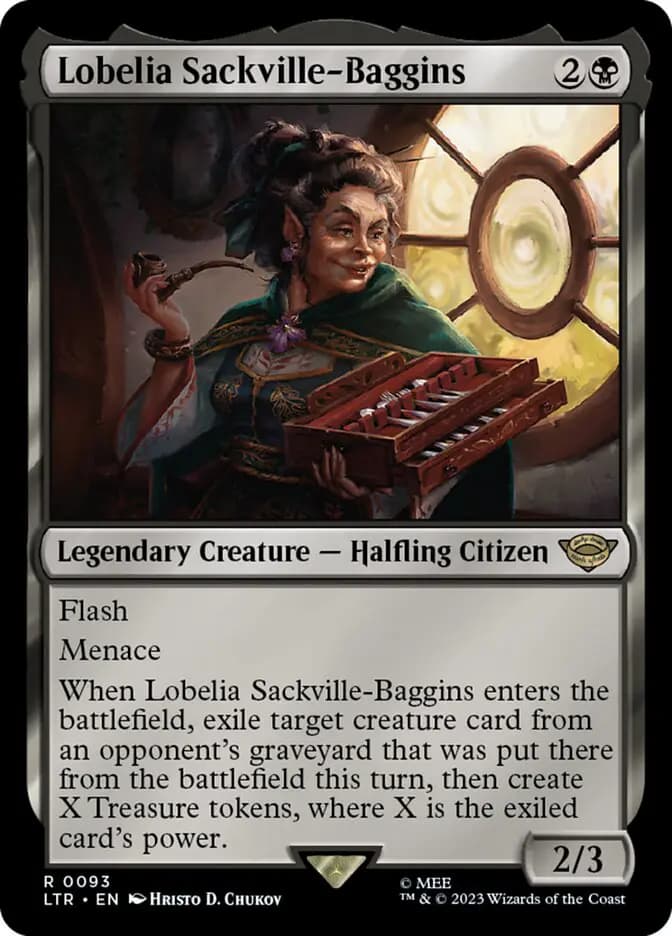 Card image of Lobelia Sackville-Baggins