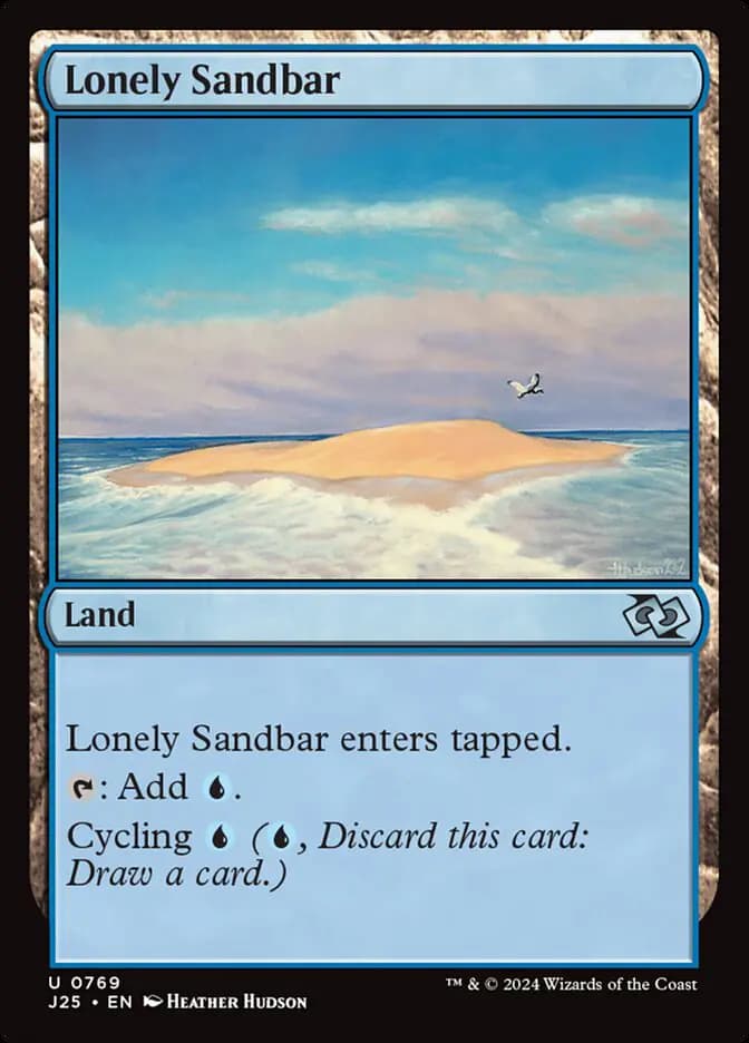 Card image of Lonely Sandbar