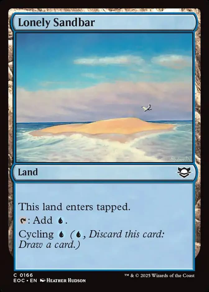 Card image of Lonely Sandbar
