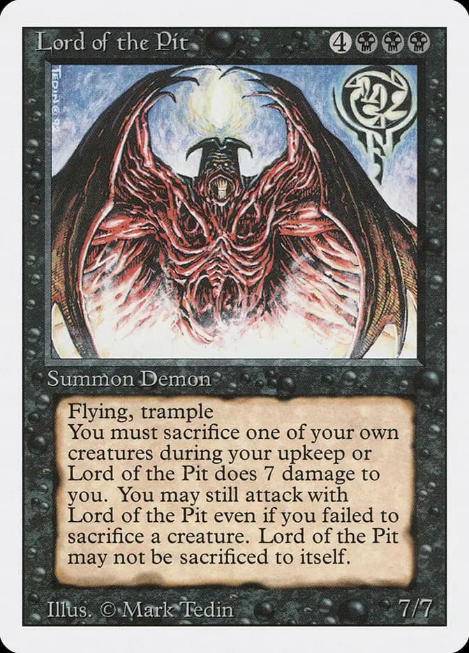 Card image of Lord of the Pit