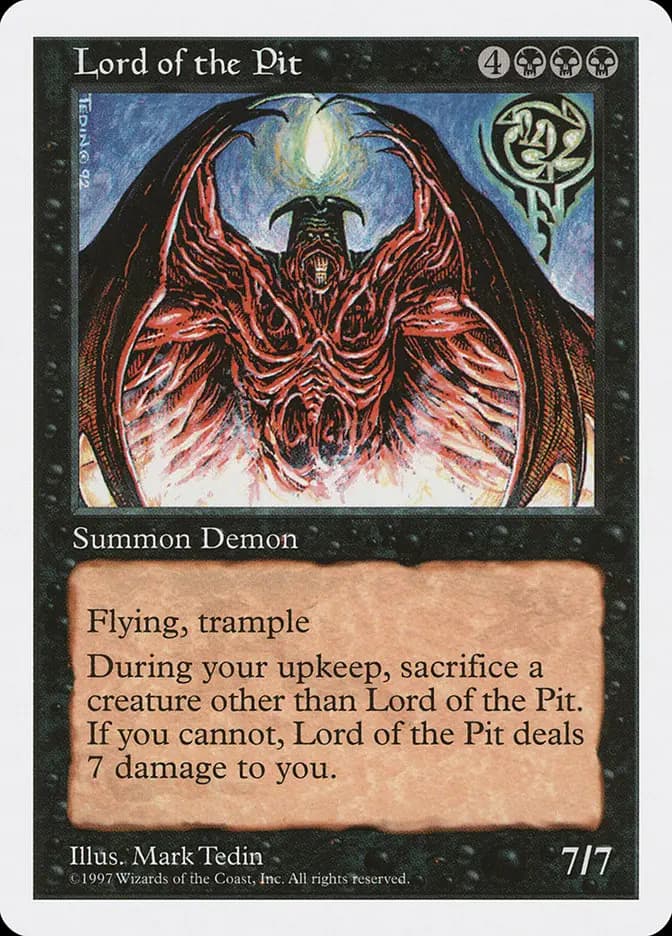 Card image of Lord of the Pit