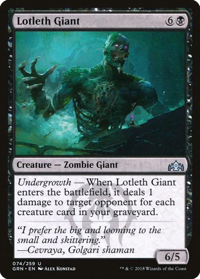 Card image of Lotleth Giant