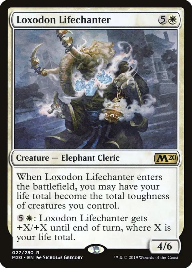 Card image of Loxodon Lifechanter