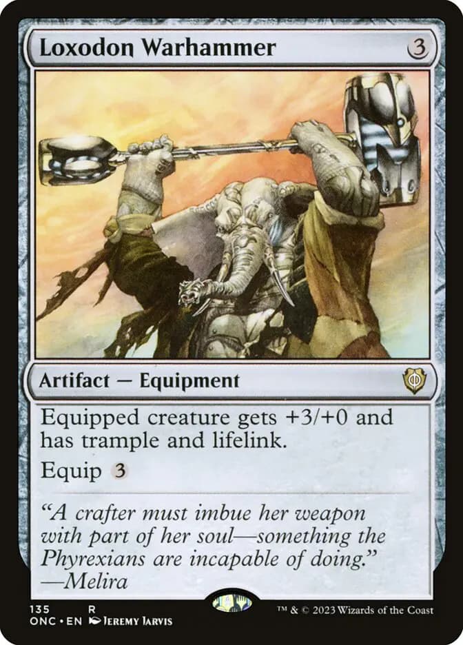 Card image of Loxodon Warhammer