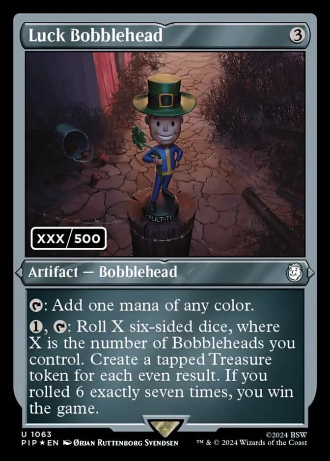 Card image of Luck Bobblehead