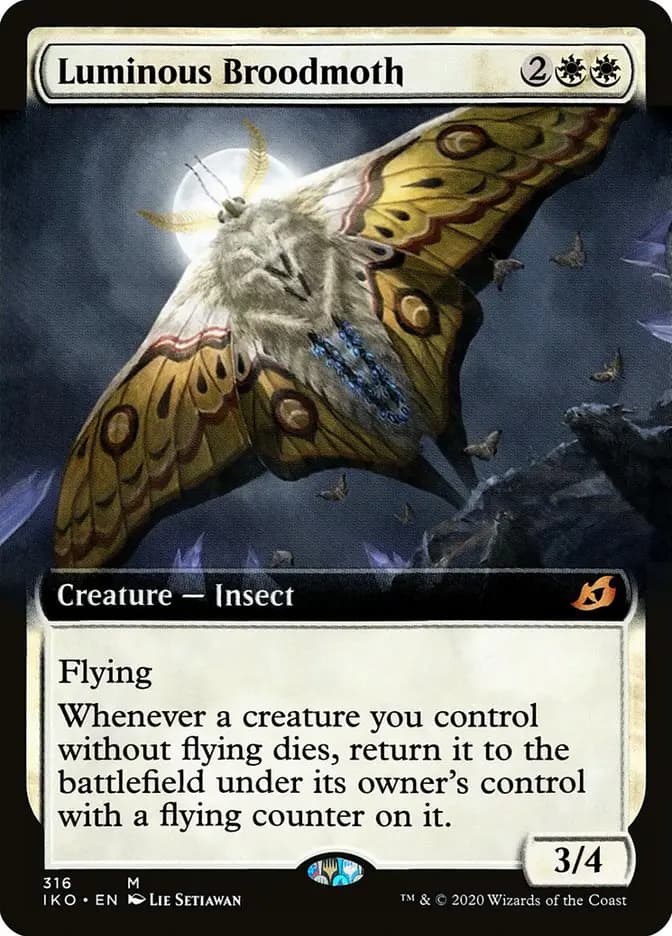 Card image of Luminous Broodmoth