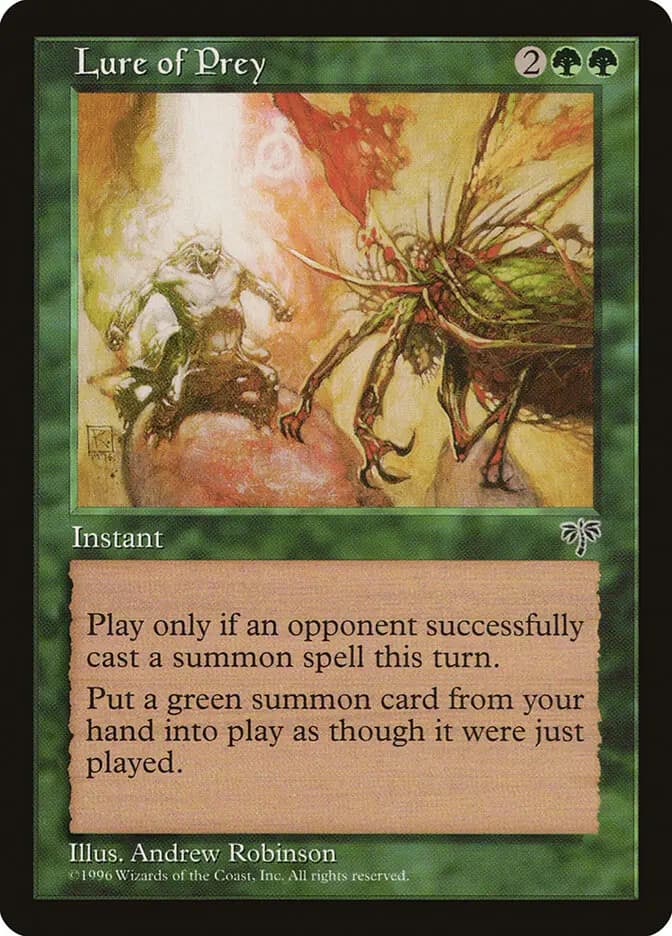 Card image of Lure of Prey