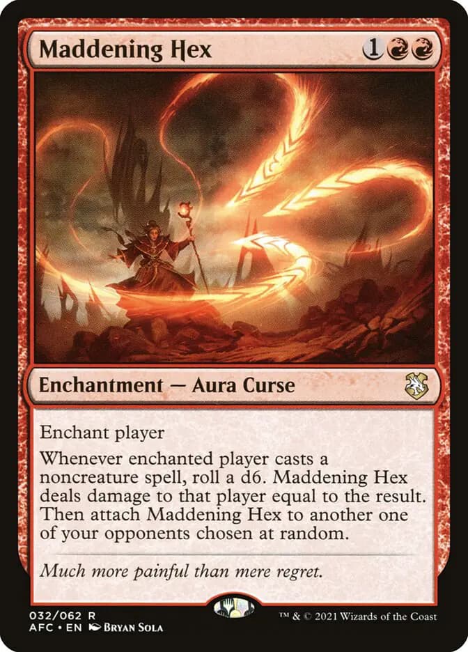 Card image of Maddening Hex