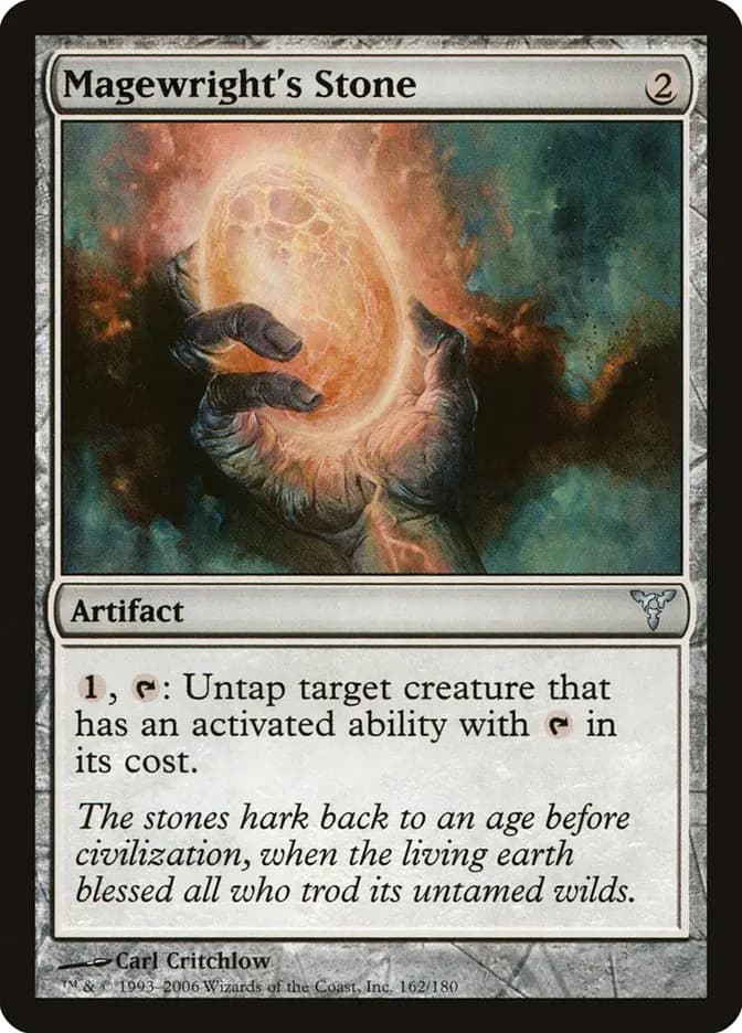 Card image of Magewright's Stone
